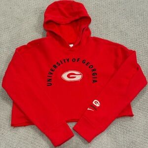 Nike UNIVERSITY OF GEORGIA (UGA) Red Hoodie
UGA cropped sweatshirt hoodie